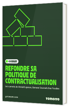 Livre blanc - "Checklist : Refondre sa politique de contractualisation" - Tomorro (Leeway SAS)