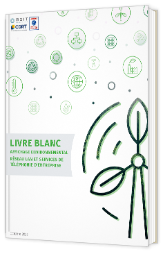 Livre blanc - "Affichage environnemental : Réseaux LAN et services de téléphonie d'entreprise " - Alliance Green IT