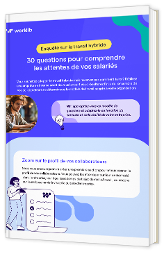 Livre blanc - Enquête sur le travail hybride : 30 questions pour comprendre les attentes de vos salariés - worklib