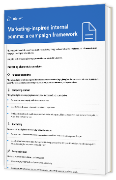 Livre blanc - Marketing-inspired internal comms: a campaign framework - Interact