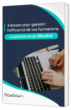 Livre blanc - "3 étapes pour garantir l'efficacité de vos formations : La puissance du Blended" - Flowbow