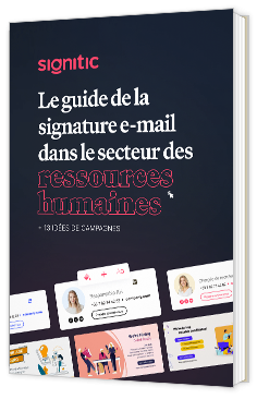 Livre blanc - "Le guide de la signature e-mail dans le secteur des ressources  humaines" - Signitic 