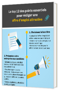 Livre blanc - "Le top 12 des points essentiels pour rédiger une offre d'emploi attractive" - Jobology