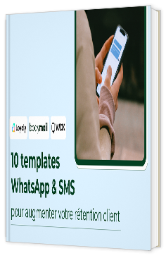 Livre blanc - "10 templates WhatsApp & SMS pour augmenter votre rétention client" - Loyoly 