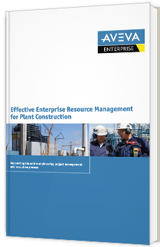 Effective enterprise resource management for plant construction