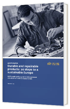 Durable and repairable products : 20 steps to a sustainable Europe