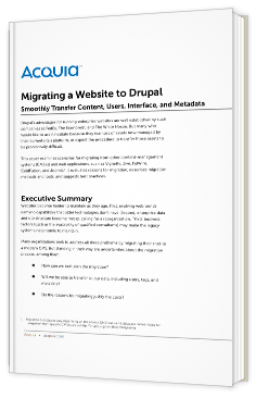 Migrating a Website to Drupal