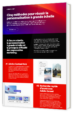 Livre blanc - "5 méthodes pour réussir la personnalisation à grande échelle" - Adobe