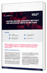 Faster, bigger,  cheaper, better ? Les nouveaux défis du Big Data