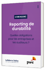 Livre blanc - Reporting de durabilité - EFL (Editions Francis Lefebvre)