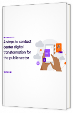 Livre blanc - 4 steps to contact center digital transformation for the public sector - Talkdesk 