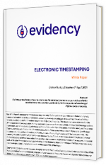 Livre blanc - "Electronic timestamping" - Evidency 