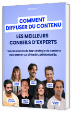 Livre blanc - "Diffuser du contenu : Les meilleurs conseils d'experts" - Waalaxy
