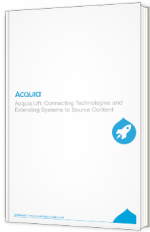 Acquia Lift : connecting technologies and extending systems to source content
