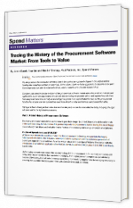 Tracing the history of the Procurement Software Market: from tools to value