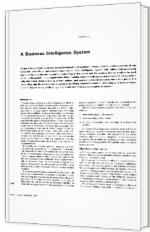 A Business Intelligence System