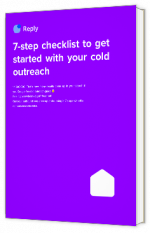 livre blanc - 7-step checklist to get started with your cold outreach - reply